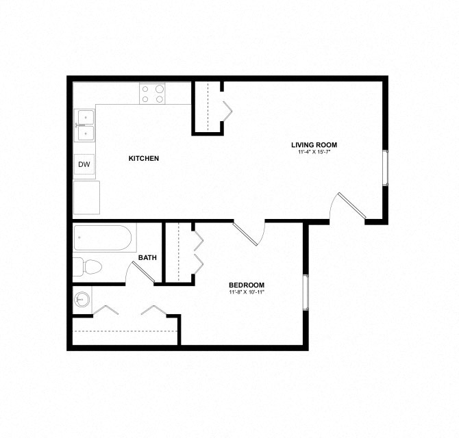 Eagles Nest Remodeled floor plan